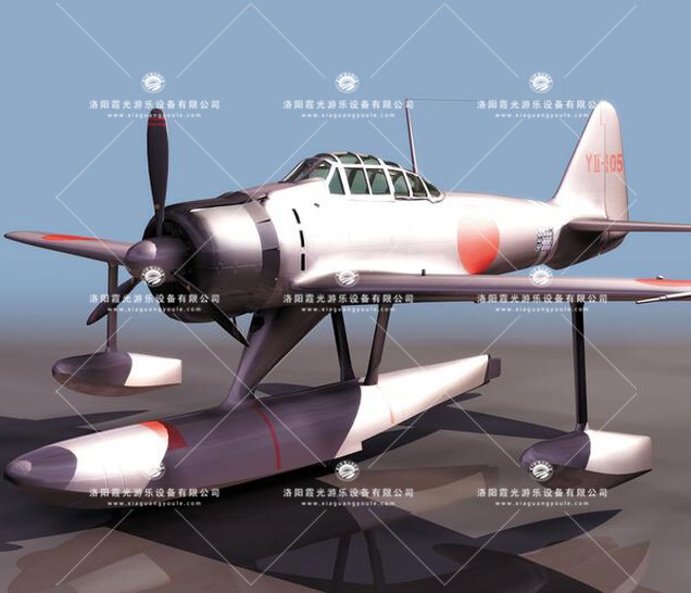 白鹭湖管理区3D模型飞机_